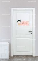 Stickers porte-nom kokeshi kimono