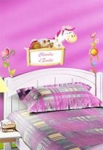 stickers poney blanc