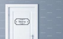 Stickers porte r�serve