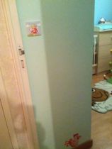 Stickers une poule et un coq pour d�corer la chambre d'un petit gar�on. Ces animaux de la ferme sont en vente sur Idzif.com