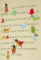 Stickers rebus fille �colo