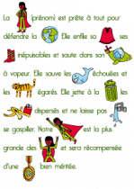 Stickers rebus fille �colo