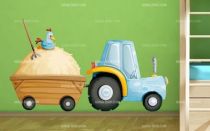 Stickers remorque tracteur cabine