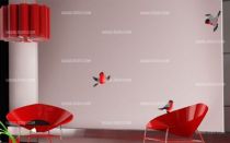 stickers rouges-gorges