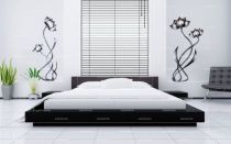 stickers fleur ruban