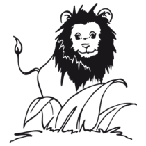 Le stickers safari lion pour d�corer une chambre d\'enfant