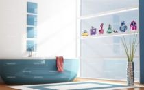 Stickers salle de bain glamour