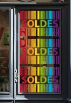 Stickers soldes code barre