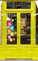 Stickers soldes taux de r�duction