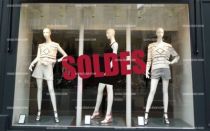 Stickers soldes vitrine