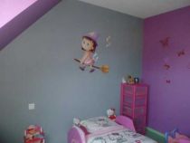 stickers sorciere fille