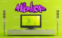 Stickers street art hip hop