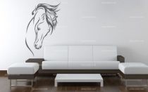 stickers muraux tete de cheval