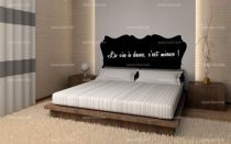 Stickers t�te de lit ardoise