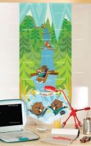 Le stickers t�te de lit chambre enfant pour d�corer la chambre des enfants sur le th�me de la montagne