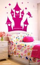 Stickers t�te de lit ch�teau