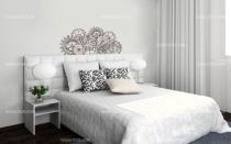 Stickers t�te de lit engrenages