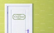 stickers porte chambre