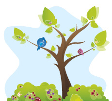 Stickers arbre enfant