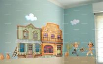 Stickers The western saloon.