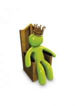 Stickers toilette le tr�ne