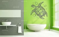 stickers tortue salle de bain