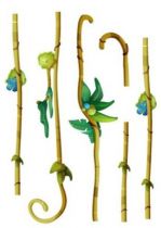 Stickers trois lianes � assembler.