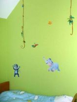 Stickers trois lianes � assembler.