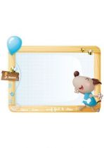 Stickers velleda chien.