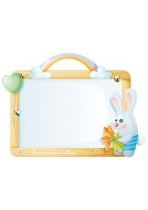 Stickers velleda lapinou et sa carotte.