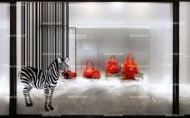 Stickers vitrine z�bre code barre