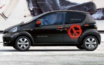 Stickers voiture peace and love