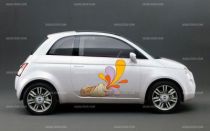 Stickers voiture peinture