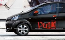 Stickers voiture punk