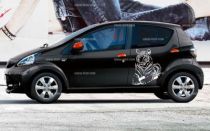 Stickers voiture tigre