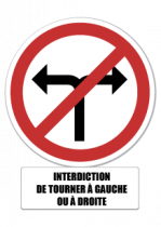 Stickers WC : Interdiction de tourner