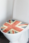 Stickers wc drapeau UK
