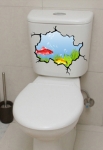 stickers toilettes