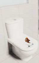 stickers wc poisson clown