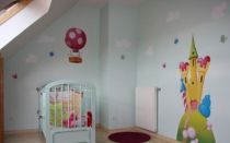 Stickers planche de papillons et �toiles